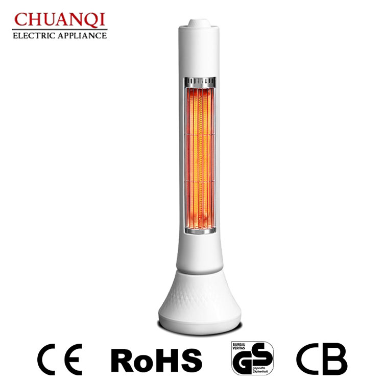 ஊசலாட்ட செயல்பாடு கொண்ட 400W 1டியூப் கார்பன் ஹீட்டர்